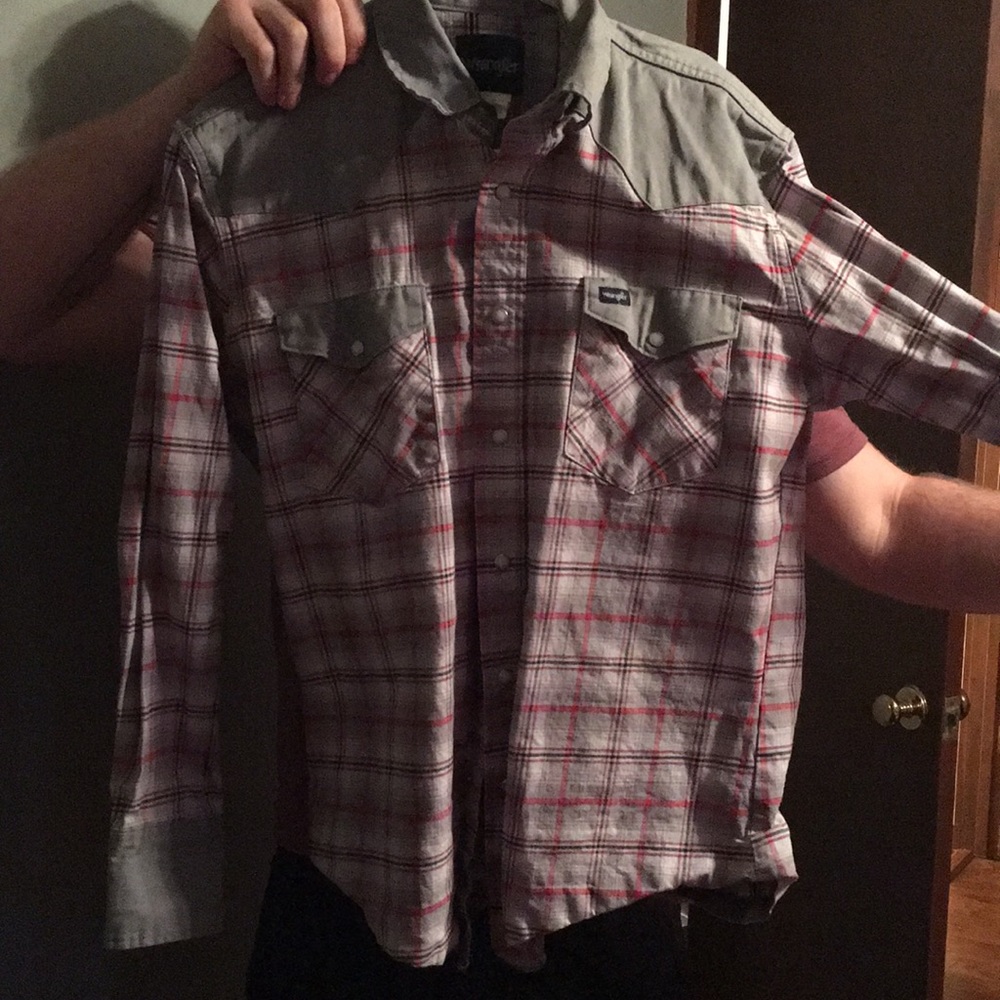 Men's Wrangler Western Pearl Snap